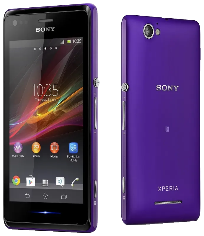 Замена держателя карты памяти Sony Xperia M dual