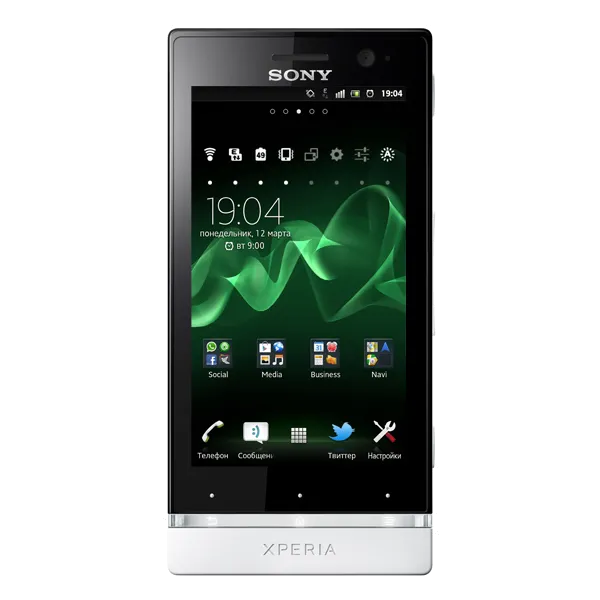 Замена держателя карты памяти Sony Xperia U ST25i